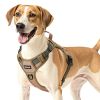 Dog Harness for Large Dogs, No Pull Tactical Dog Harness Adjustable Pet Vest, with Handle, Metal Rings, Buckles