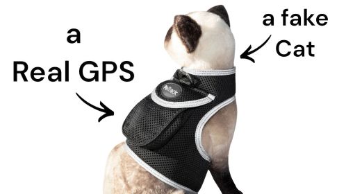 GPS Dog Collar Tracking Device Waterproof Pet Tracker with SMS Alerts Size:XL