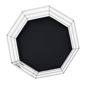 Dog Playpen, 8 Pcs 30"H x 24"W Panels Foldable Metal Pet Exercise Pen, Dog Fence Indoor and Outdoor Pen with Door, 600D Oxford Fabric Bottom Pad