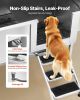 Stainless Steel Dog Washing Station, 62 inch Pet Grooming Tub w/ Stairs, PE Water Filter Board