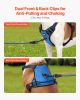 Dog Harness for Large Dogs, No Pull Adjustable Dog Vest Pet Harness, with 5ft Leash, Handle, Metal Rings, Buckles
