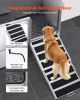 304 Stainless Steel Dog Washing Station, 50 Inch Pet Grooming Tub with Non-Slip Low-Slope Ramp, Storage Drawer, Hot & Cold Faucet