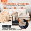 Dog Ramp, Folding Pet Ramp for Bed, Adjustable Dog Ramp for Small, Large, Old Dogs & Cats, Wooden Pet Ramp with 47.2" Long Ramp
