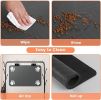 Pet Feeding Mat Food and Water Bowl Waterproof Rubber Backing