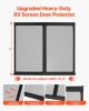 RV Screen Door Protector, 22.5 x 20 inch Door Grille, Easy to Install and Disassemble, Reinforced Breathable Protective Mesh