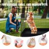 Dog Playpen, 4 Pcs 24 x 36 in Panels Foldable Metal Pet Exercise Pen, Dog Fence Indoor and Outdoor Pen with Door and 600D Oxford Fabric Bottom Pad