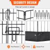 Dog Playpen, 8 Panels Foldable Metal Dog Exercise Pen with Top Cover and Bottom Pad, 24" H Pet Fence Puppy Crate Kennel