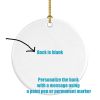Cane Corso Christmas PoinsettIas Ceramic Ornament Christmas Tree Hanging Decorations for Home Christmas Holiday, Party, Gift, 3 in, Multicolor