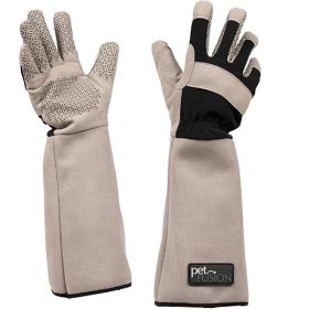 Multipurpose Pet Grooming Gloves Great for Trips to Vet and Bathing, Puncture, Scratch & Water Resistant