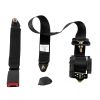 2Pcs Universal Retractable 3 Point Seat Belt Car Vehicle Safety Belt Harness Set
